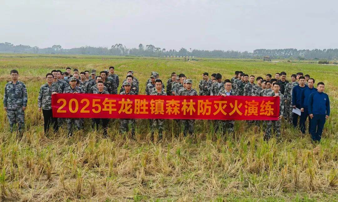 以“演”備戰，防患未“燃”！龍勝鎮組織開展冬季森林防火應急演練